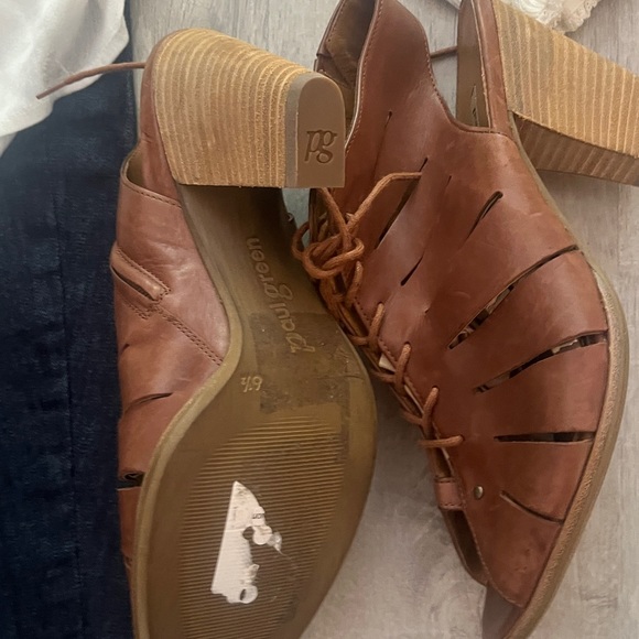 Paul Green lace up leather sandals size 6 1/2 - Picture 9 of 10